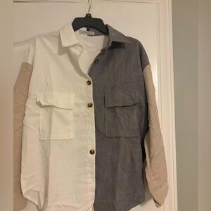 New color block shirt